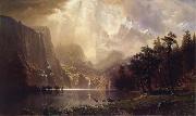 Albert Bierstadt Among the Sierra Nevada,California china oil painting reproduction